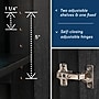 Sauder Select 60"H Storage Cabinet with 3 Shelves, Raven Oak (446897)~#|#~sp317879004_sc7