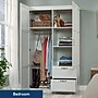 Sauder Select 71"H Storage Armoire, 2 Drawers, White (420495)~#|#~sp317879136_sc7