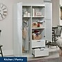 Sauder Select 71"H Storage Armoire, 2 Drawers, White (420495)~#|#~sp317879137_sc7