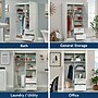 Sauder Select 71"H Storage Armoire, 2 Drawers, White (420495)~#|#~sp317879138_sc7