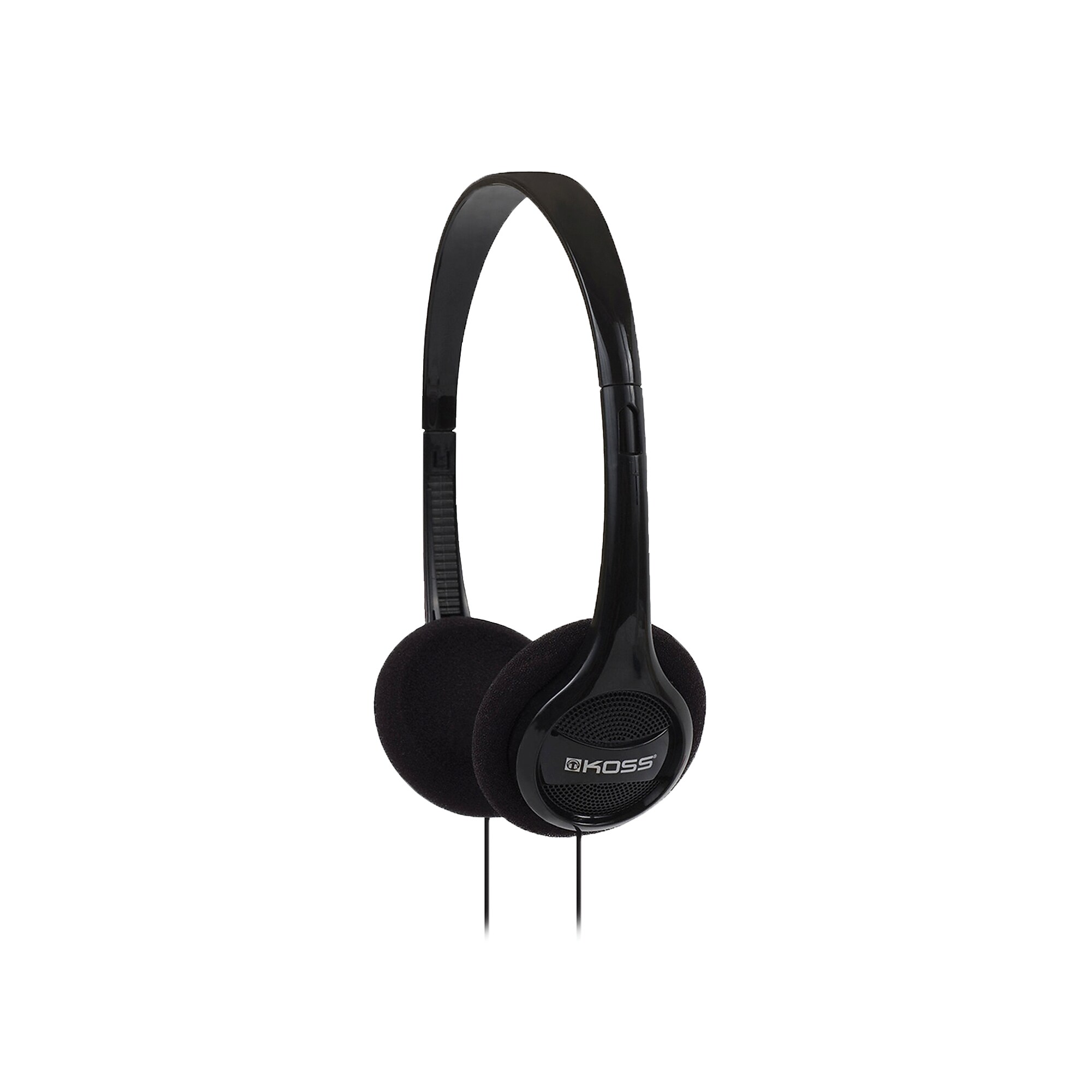 Koss On-Ear Lightweight Headphones with 3.5-mm Connector & Dual-Entry Cord, 60-Pack, Black (KPH7) Sansujyuku sansujyuku.com