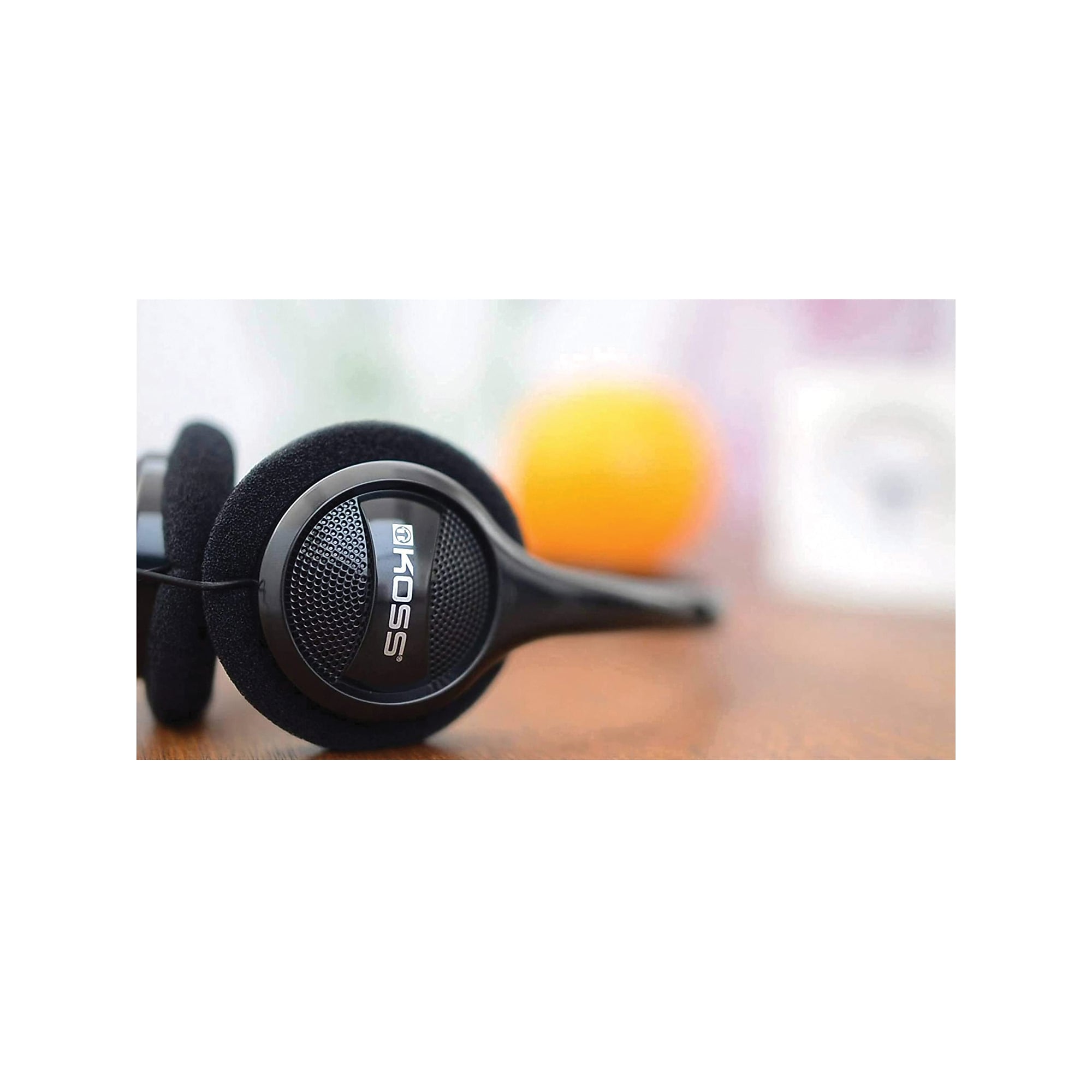 Koss On-Ear Lightweight Headphones with 3.5-mm Connector & Dual-Entry Cord, 60-Pack, Black (KPH7) Sansujyuku sansujyuku.com