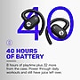 Raycon Fitness Wireless Open Earbuds with Microphone & Charging Case, Bluetooth, Carbon Black (RBO725-24E-BLA)~#|#~sp317981246_sc7