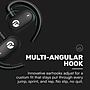Raycon Fitness Wireless Open Earbuds with Microphone & Charging Case, Bluetooth, Carbon Black (RBO725-24E-BLA)~#|#~sp317981247_sc7