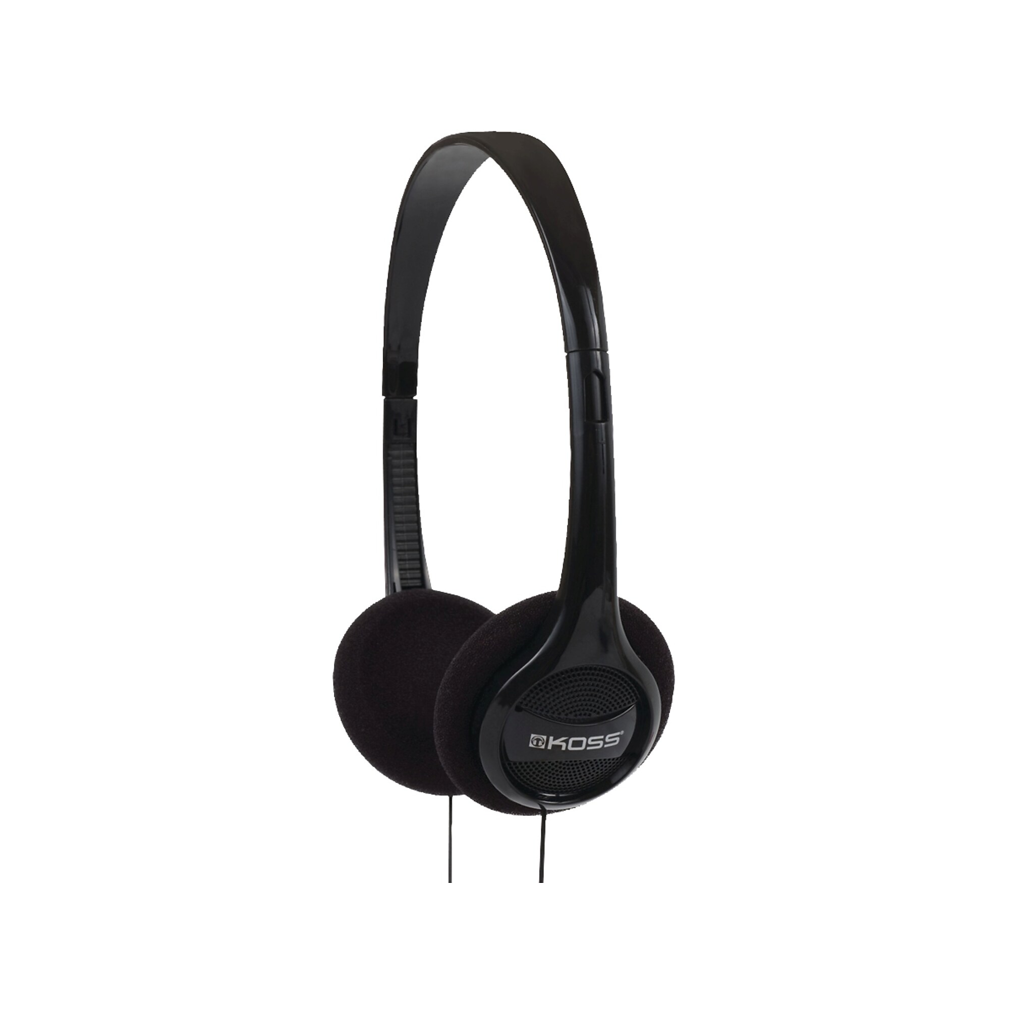 Koss On-Ear Lightweight Headphones with 3.5-mm Connector & Dual-Entry Cord, 24-Pack, Black (KPH7) Sansujyuku sansujyuku.com