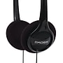 Koss On-Ear Lightweight Headphones with 3.5-mm Connector & Dual-Entry Cord, 24-Pack, Black (KPH7)~#|#~sp317981282_sc7