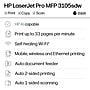 LaserJet Pro MFP 3105sdw Wireless Color All-In-One Supertak Laser Printer Best for Home Office (3G646A#BGJ)~#|#~sp318203591_sc7