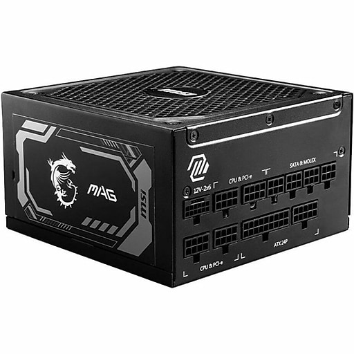 MSI MAG 1250W ATX 3.1 80 PLUS Gold ATX Internal Power Supply