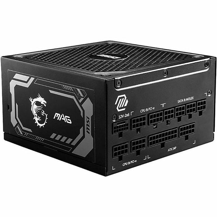 MSI MAG 1250W ATX 3.1 80 PLUS Gold ATX Internal Power Supply
