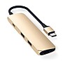 Satechi Aluminum Type-C Slim Multi-Port Adapter 4K, Gold (ST-CMAG)~#|#~sp318269726_sc7