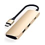 Satechi Aluminum Type-C Slim Multi-Port Adapter 4K, Gold (ST-CMAG)~#|#~sp318269727_sc7