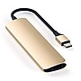 Satechi Aluminum Type-C Slim Multi-Port Adapter 4K, Gold (ST-CMAG)~#|#~sp318269728_sc7