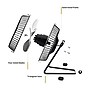 Optimus 4-inch 1-Speed Desk Fan, Black (OPSF4048)~#|#~sp318343779_sc7