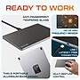 Delton TR67 Wired Ambidextrous Trackpad Mouse with USB-A and USB-C Cables, Black (DMSTR67BK)~#|#~sp318345861_sc7