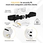 Mount-It! MedHub Adjustable Mini CPU Mount for Wall and Mobile Medical Workstations, 0.67"-2.8" Width, 11 lb Capacity (MI-16052)~#|#~sp318409014_sc7