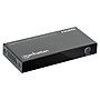 Manhattan 2-Port HDMI 8K at 60-Hz Splitter with Built-in Scaler for Multiple Displays, Female, Black (208468)~#|#~sp318409021_sc7
