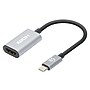 Manhattan USB-C to HDMI 4K at 60 Hz Adapter, Male to Female, Gray (ICI153973)~#|#~sp318409115_sc7