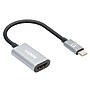 Manhattan USB-C to HDMI 4K at 60 Hz Adapter, Male to Female, Gray (ICI153973)~#|#~sp318409116_sc7