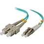 ALOGIC OM3 49.21 ft. LC Network to SC Network Networking Cable, Male to Male, Aqua (LCSC-15-OM3)~#|#~sp318690609_sc7