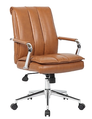 Boss Office Products Ergonomic Vinyl Swivel Task Chair, Caramel (B9633C-CML) Simolary simolary.com 6