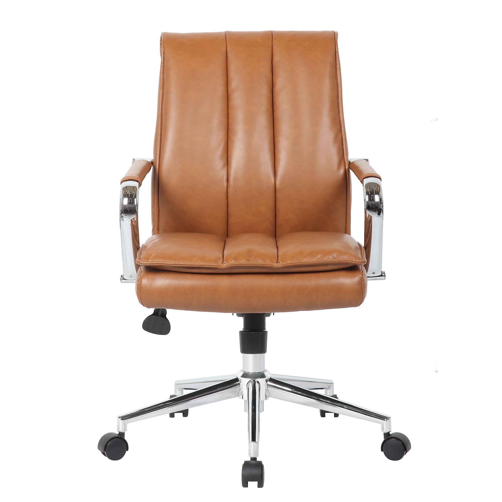 Boss Office Products Ergonomic Vinyl Swivel Task Chair, Caramel (B9633C-CML) Sansujyuku sansujyuku.com