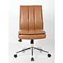 Boss Office Products Armless Ergonomic Vinyl Swivel Task Chair, Caramel (B9634C-CML)~#|#~sp318784636_sc7