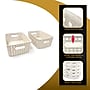 Azar 7.9"W Display Bins, Wheat, 2/Pack (556217-WT-2PK)~#|#~sp318921153_sc7