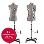 Singer Adjustable Dress Form, Foam-Backed Fabric (DF151ML_GR)~#|#~sp318921199_sc7
