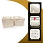 Azar 11.6"W Display Bins, Wheat, 2/Pack (556219-WT-2PK)~#|#~sp318921238_sc7