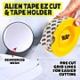 Alien EZ Cut Double-Sided Mounting Tape, 1.2" x 10 yds., Yellow, 3/Pack (2181)~#|#~sp318921246_sc7