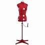 Singer Adjustable Dress Form, Flannel (DF150SM_RD)~#|#~sp318921258_sc7