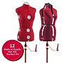 Singer Adjustable Dress Form, Flannel (DF150SM_RD)~#|#~sp318921260_sc7