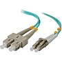 ALOGIC OM3 32.8 ft. LC Network to SC Network Networking Cable, Male to Male, Aqua (LCSC-10-OM3)~#|#~sp318921373_sc7