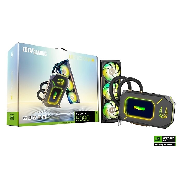 Zotac ARCTICSTORM AIO NVIDIA GeForce RTX 5090 PCI EXPRESS 5.0 32GB