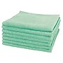 Hospeco Heavy-Duty Microfiber Multipurpose Cloths, 12" x 12", Green, 12 Cloths/Pack (MFC3001212GN)~#|#~sp318921464_sc7