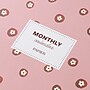 Undated PAPIER 9" x 11.3" Daily & Monthly Standard Personal Organizer, Pink (WS21281082)~#|#~sp318931533_sc7