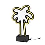 Simplee Adesso LED Infinity Neon Palm Tree Table/Wall Lamp, 10.5"H, Black (SL3717-01)~#|#~sp318931605_sc7