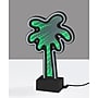 Simplee Adesso LED Infinity Neon Palm Tree Table/Wall Lamp, 10.5"H, Black (SL3717-01)~#|#~sp318931607_sc7