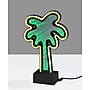 Simplee Adesso LED Infinity Neon Palm Tree Table/Wall Lamp, 10.5"H, Black (SL3717-01)~#|#~sp318931608_sc7