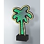 Simplee Adesso LED Infinity Neon Palm Tree Table/Wall Lamp, 10.5"H, Black (SL3717-01)~#|#~sp318931610_sc7