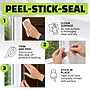 Alien Seal Draft and Weather Seal Tape, 1.4" x 5.3 yds., Clear (8730)~#|#~sp318985051_sc7