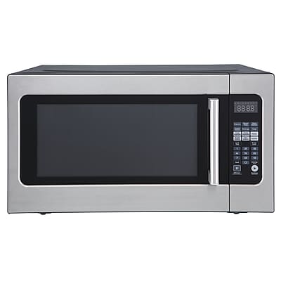 Magic Chef 2.2- cu. Ft. Countertop Microwave with Sensor Cooking & Food Cover, Stainless Steel (KITMCPBTH05) Simolary simolary.com