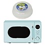 Magic Chef 0.7-cu. Ft. Retro Countertop Microwave & Food Cover, Green (KITMCPBTH07)~#|#~sp319071045_sc7
