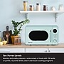 Magic Chef 0.7-cu. Ft. Retro Countertop Microwave & Food Cover, Green (KITMCPBTH07)~#|#~sp319071049_sc7