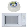 Magic Chef 0.9- cu. Ft. Countertop Digital Touch Microwave & Food Cover, White (KITMCPBTH15)~#|#~sp319071143_sc7