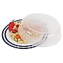 Magic Chef 0.9- cu. Ft. Countertop Digital Touch Microwave & Food Cover, Stainless Steel (KITMCPBTH14)~#|#~sp319071192_sc7
