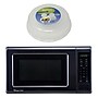 Magic Chef 0.7- cu. Ft. Countertop Digital Touch Microwave & Food Cover, Black (KITMCPBTH10)~#|#~sp319071217_sc7