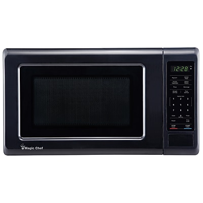 Magic Chef 0.7- cu. Ft. Countertop Digital Touch Microwave & Food Cover, Black (KITMCPBTH10) Simolary simolary.com