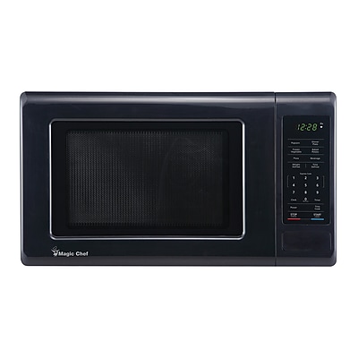 Magic Chef 0.9- cu. Ft.  Digital Touch Countertop Microwave & Food Cover, Black (KITMCPBTH12) Simolary simolary.com
