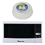 Magic Chef 1.6- cu. Ft. Watt Countertop Microwave & Food Cover, White (KITMCPBTH19)~#|#~sp319071261_sc7